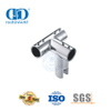 Fabricação de ferragens de aço inoxidável 90 graus 3 vias conector de trilho em T para chuveiro comercial System-DDSC041