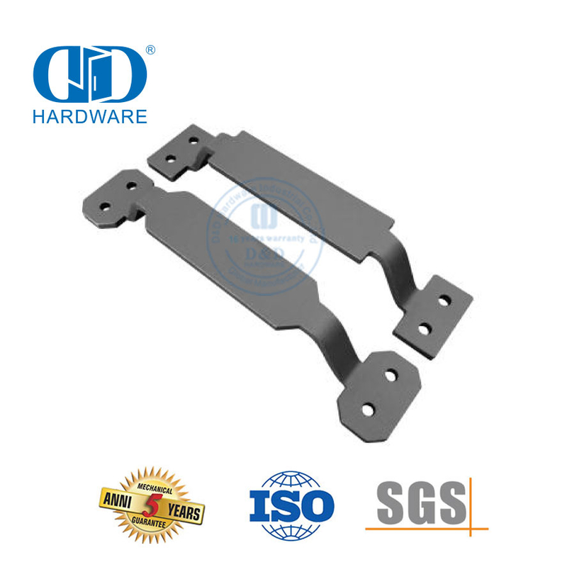 Garagens de aço inoxidável galpões preto sólido aço portão puxar alça para portas deslizantes do celeiro porta externa ferragem puxa Handle-DDBD122