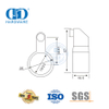 Rolo de suspensão de porta deslizante de vidro de aço inoxidável, hardware de banheiro, encaixe de vidro para porta deslizante-DDGS120