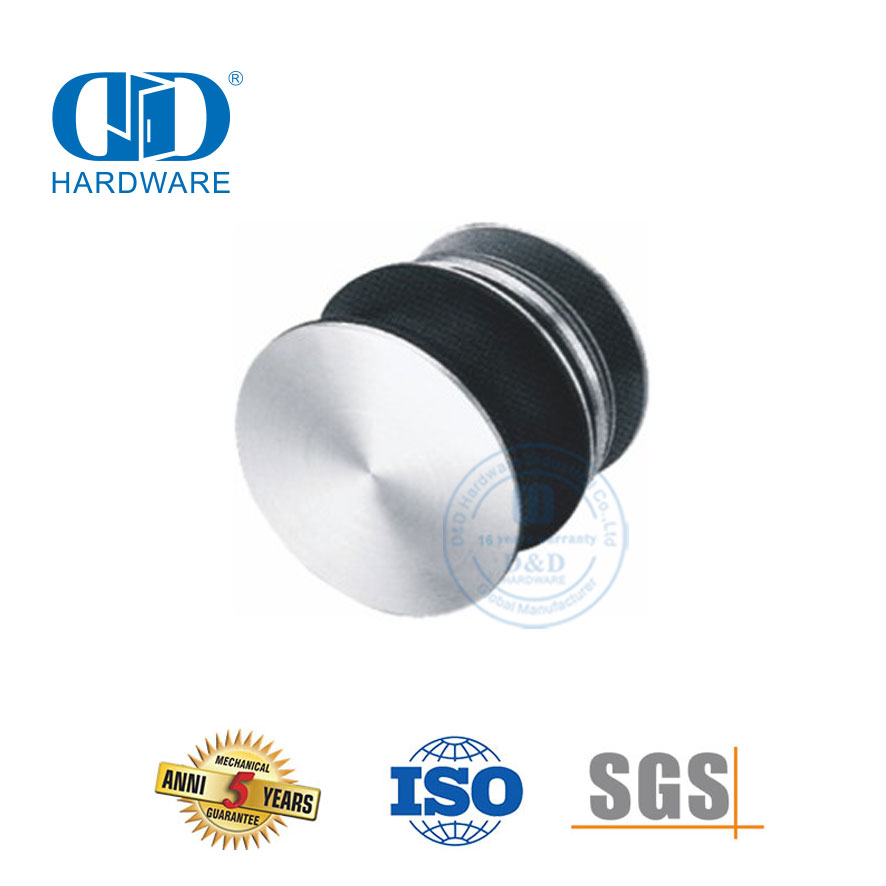 Aço inoxidável montagem de vidro porta ferragem porta deslizante pendurado rolo pivô para banheiro Door-DDGS109