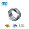 Acessórios para móveis de aço inoxidável lidar com botão de vidro ferragem montagem alumínio através do furo cupped Handle-DDSK015