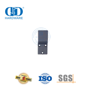 Aço inoxidável sistema de cor preta ferragem da porta do celeiro fechadura da porta dupla guarda madeira Hardware-DDBD128