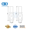 Hardware de vidro de aço inoxidável sem moldura acessórios do banheiro de vidro conjunto para porta deslizante-DDGS122