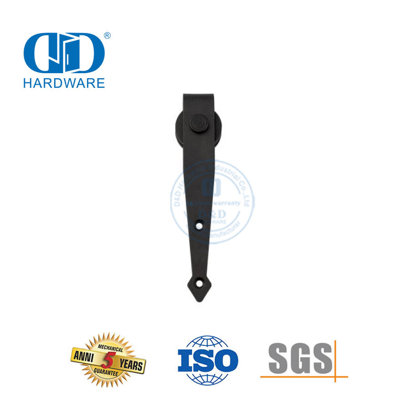 Conjunto de trilhos para porta de celeiro de aço inoxidável para móveis pesados-DDBD034