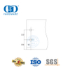 Remendo de aço inoxidável para porta deslizante, encaixe de vidro pivô para entrada de vidro Door-DDGP002
