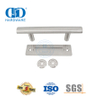 Design moderno de aço inoxidável móveis residenciais comerciais porta deslizante celeiro puxar alça placa traseira Handle-DDBD101 sss