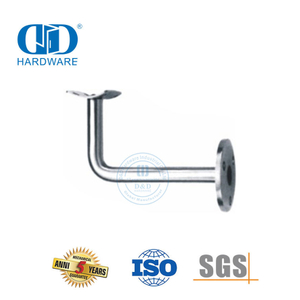 Suporte de suporte de aço inoxidável, acessórios de trilho de escada, porta de vidro, corrimão Bracket-DDHB002