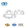 Conector de suporte de painel de vidro de aço inoxidável conector de tubo conector de suporte de vidro para suportar Pipe-DDSC020