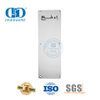 Placa de pressão personalizada em aço inoxidável 304/316, acessórios de hardware, placa de sinal, banheiro, hotel, escola, porta, assinatura Plate-DDSP011