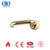 Maçaneta de aço inoxidável 304 BS EN 1906 para porta de madeira-DDTH001-PVD