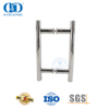 Tubo circular elegante e conveniente em forma de H de aço inoxidável 201 para porta de vidro do banheiro-DDPH001-A Φ25-PSS
