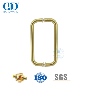 Acessórios para porta de banheiro, barra de toalha, porta de vidro deslizante de trás para trás, puxador-DDPH007-A-SB