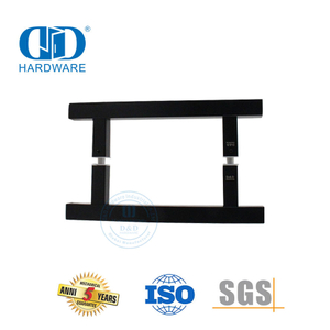 Puxador de aço inoxidável simples e moderno Brilliance para porta de vidro do banheiro-DDPH016-A Φ25-MB