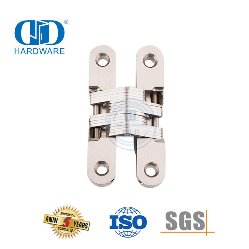 Acessórios de hardware de construção liga de zinco ajustando dobradiça de porta de madeira de aço pivô resistente-DDCH007