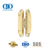 Acessórios de hardware arquitetônico liga de zinco escondido escondido resistente suavemente ajustando dobradiça de porta de madeira de metal residencial de 180 graus-DDCH008-G80