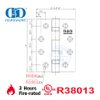 Instalação rápida de aço inoxidável Certificado UL American ANSI Fire Rated Soft Close Móveis Hardware Dobradiça de porta residencial-DDSS001-FR-4X4X3.4mm