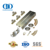 Aço inoxidável moderno silencioso bypass escondido deslizante porta do celeiro ferragem de aço garagem Hardware-DDBD070