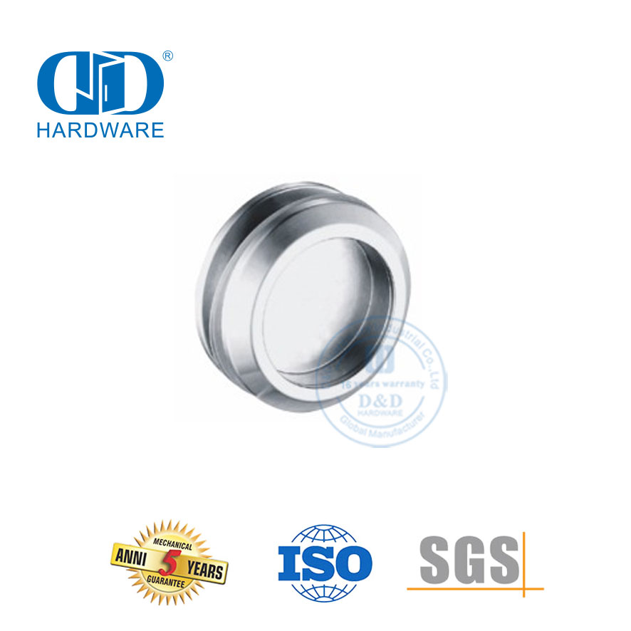 Acessórios de vidro de aço inoxidável, porta deslizante de vidro, conectores integrados para banheiro-DDGS001