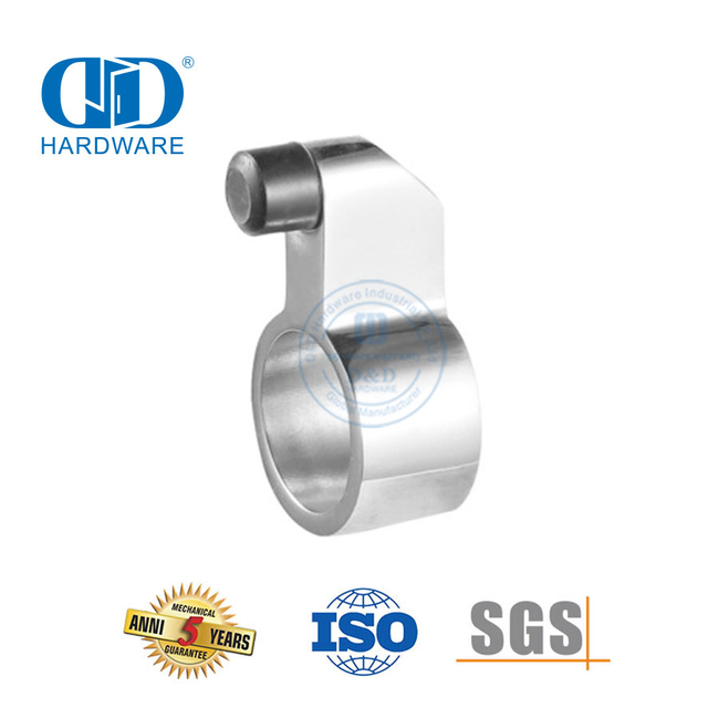 Rolo de suspensão de porta deslizante de vidro de aço inoxidável, hardware de banheiro, encaixe de vidro para porta deslizante-DDGS120