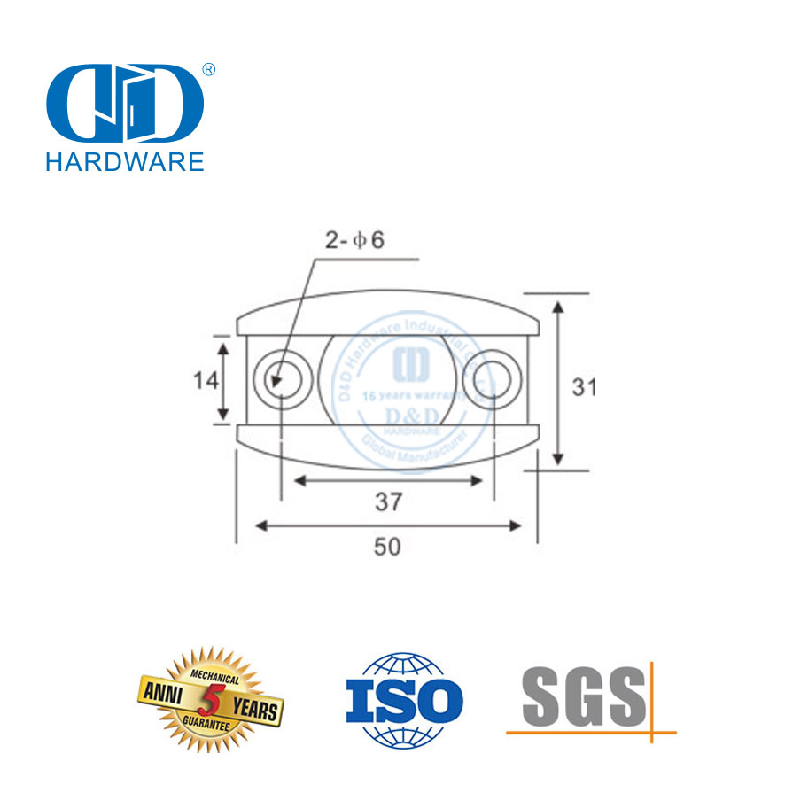 Amortecedores de verificação de fissão, aço inoxidável, porta deslizante, hardware de vidro, acessório de móveis para banheiro-DDGS127