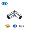 Porta de vidro de aço inoxidável acessório painel suporte conector barra de tubulação titular conector para guardrail Stairway-DDSC028