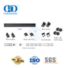 Aço inoxidável resistente única pista bypass grande raio roda deslizante porta do celeiro ferragem bypass porta do celeiro Hardware-DDBD037