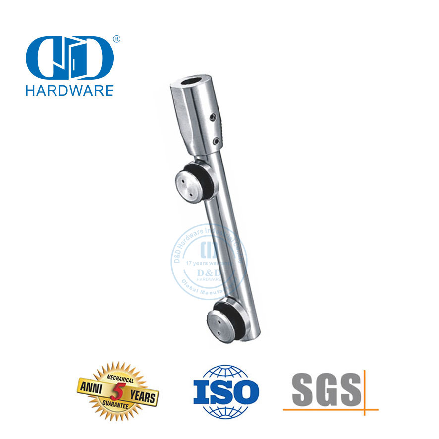 Pólo de pivôs superiores de aço inoxidável, sistemas de porta de vidro curto, hardware de vidro, porta de vidro Pivot-DDGP001