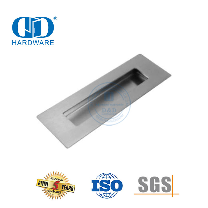 Aço inoxidável design moderno acessórios de móveis de ferragem porta do celeiro maçaneta da porta deslizante-DDBD109