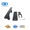 China fabricante de aço inoxidável fosco preto cozinha deslizante maçaneta da porta do celeiro conjunto maçaneta da porta dupla face-DDBD103 preto