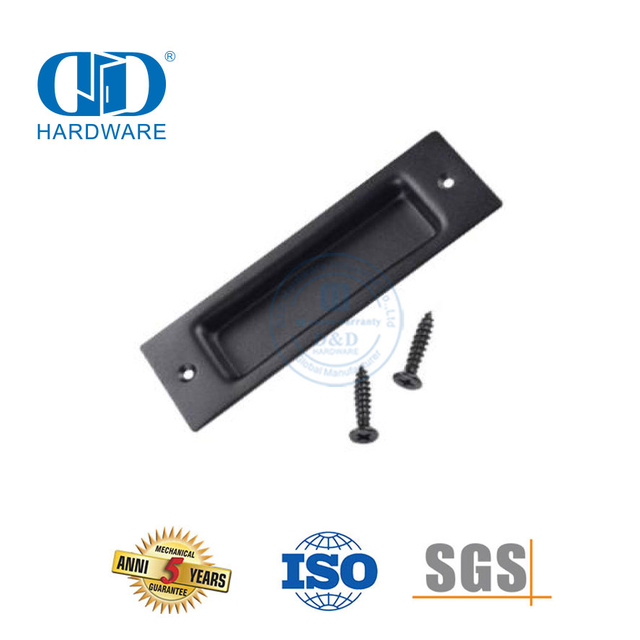 Placa traseira de aço inoxidável maçaneta da porta acessórios celeiro puxar ferragem deslizante moderna cozinha porta principal móveis flush Handles-DDBD108