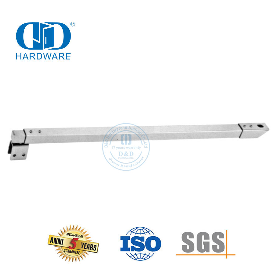 Cubículos de chuveiro comerciais de aço inoxidável Divisórias de cubículo de chuveiro Porta de vidro Hardware-DDSC025