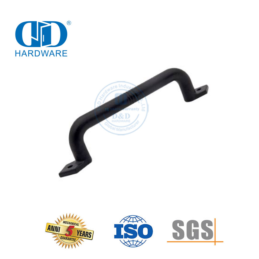 Hardware de móveis de aço inoxidável portas interiores sala interior ao ar livre porta do celeiro de madeira único lado Handle-DDBD116