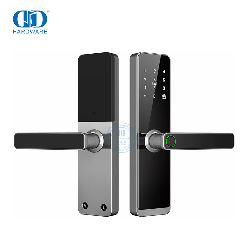 Fechaduras inteligentes para portas de madeira com aplicativo Wi-Fi por impressão digital Cerradura Inteligente Funciona com TUYA WIFI -DDDL007