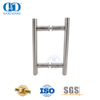 Puxador de aço inoxidável em forma de H de alta qualidade para porta de vidro deslizante-DDPH001-A Φ25-SSS