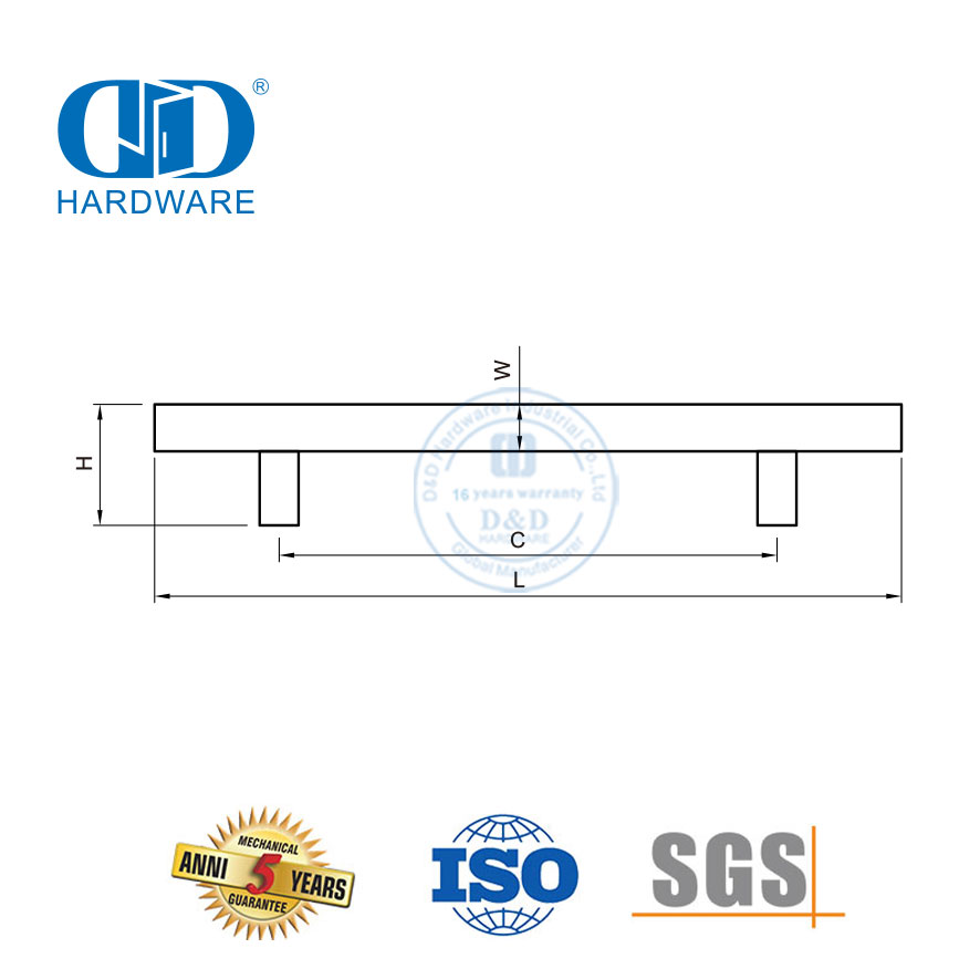Clássico liga de zinco alumínio armário móveis gaveta puxar alça porta do banheiro-DDFH017