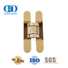 Acessórios de hardware de construção ocultos de liga de zinco de alta segurança 3D ajustando dobradiça de porta de aço de madeira de 180 graus-DDCH008-G40