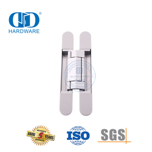 Acessórios de hardware arquitetônico liga de zinco 3d escondido pivô ajustando 180 graus extremidade comercial interior dobradiça de metal-DDCH008-G120