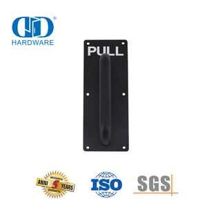 Acessórios de hardware de aço inoxidável placa de sinal de porta personalizado push pull residencial interior porta de vidro puxar Handle-DDPH023