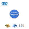 Indicação de porta de fogo de aço inoxidável tipo redondo placa de sinal manter bloqueado sinal de aviso de madeira metal porta assinatura Plate-DDSP007