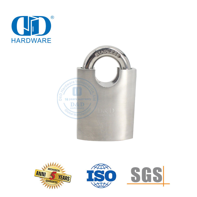 Segurança superior de aço inoxidável portátil tagout armário móveis ferragem exterior interior fechadura da porta Padlock-DDPL007-50mm