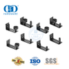 China fábrica de aço inoxidável cor preta acessórios de hardware para porta de celeiro guia de proteção de porta hardware de construção-DDBD075