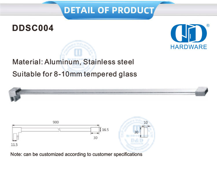 Cubículo de chuveiro de aço inoxidável laminado comercial telas de chuveiro cubículo System-DDSC004