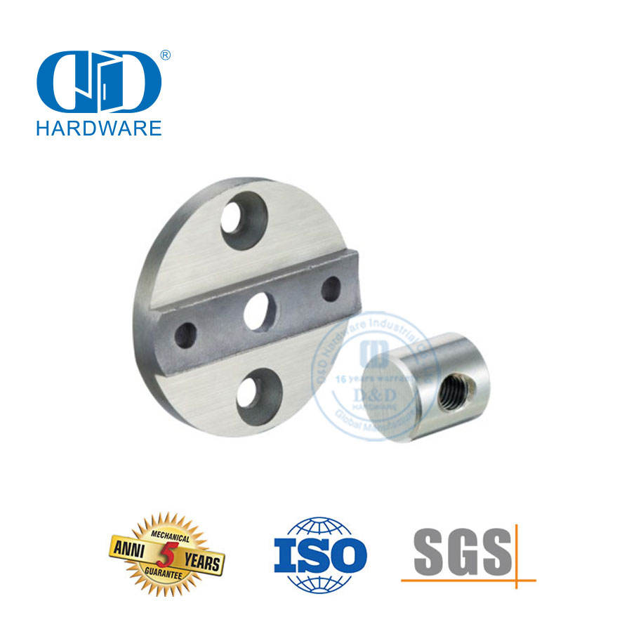 Conector de vidro 90 deg superior, hardware de vidro de aço inoxidável, acessórios de banheiro, encaixe de vidro para porta deslizante-DDGS113
