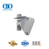 Prata de aço inoxidável dupla cabeça rolo deslizante porta do celeiro ferragem bloqueio guarda porta do celeiro parafuso trava Lock-DDBD129
