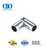 Porta de vidro de aço inoxidável acessório painel suporte conector barra de tubulação titular conector para guardrail Stairway-DDSC028