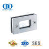 Hardware de porta deslizante de vidro de aço inoxidável Porta deslizante de vidro tipo quadrado em concha Handle-DDSK020