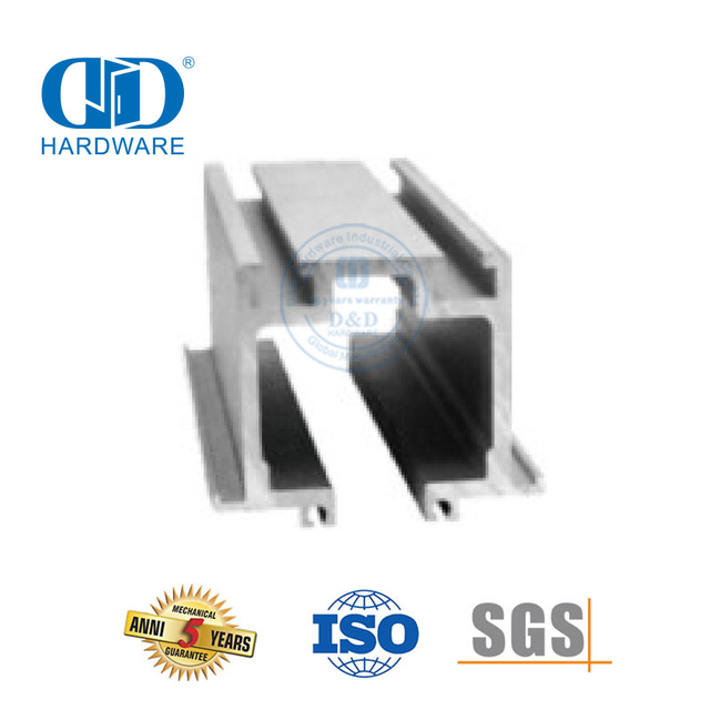 Acessórios de vidro de aço inoxidável para porta, acessórios de fábrica, trilho de rolo para banheiro, banheiro, lavatório-DDGS147