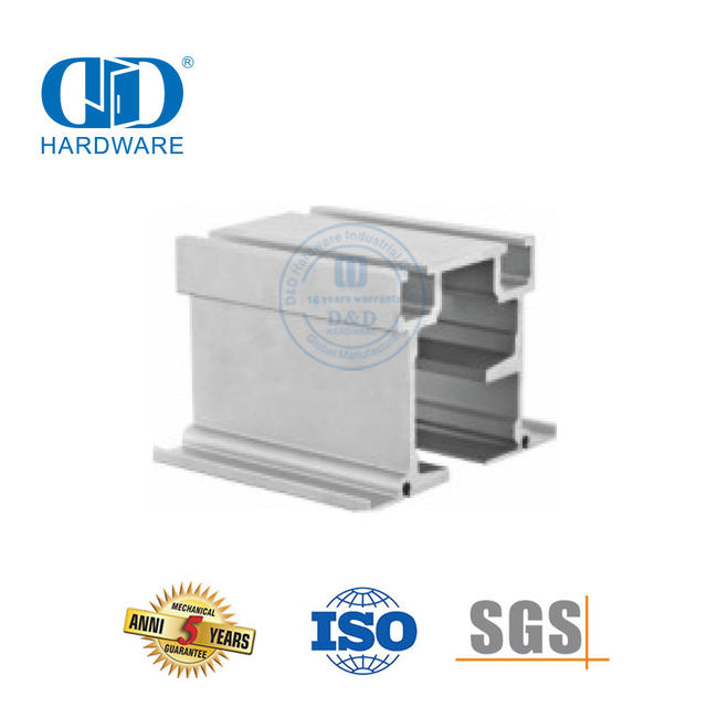 Rolo de suspensão da porta deslizante dos acessórios de vidro do trilho de guia do perfil de aço inoxidável do OEM para o banheiro Restroom-DDGS149