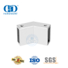 Conector de braçadeira de vidro de tubo quadrado de aço inoxidável de alta qualidade para acessórios de banheiro-DDSC017