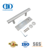 Design moderno de aço inoxidável móveis residenciais comerciais porta deslizante celeiro puxar alça placa traseira Handle-DDBD101 sss